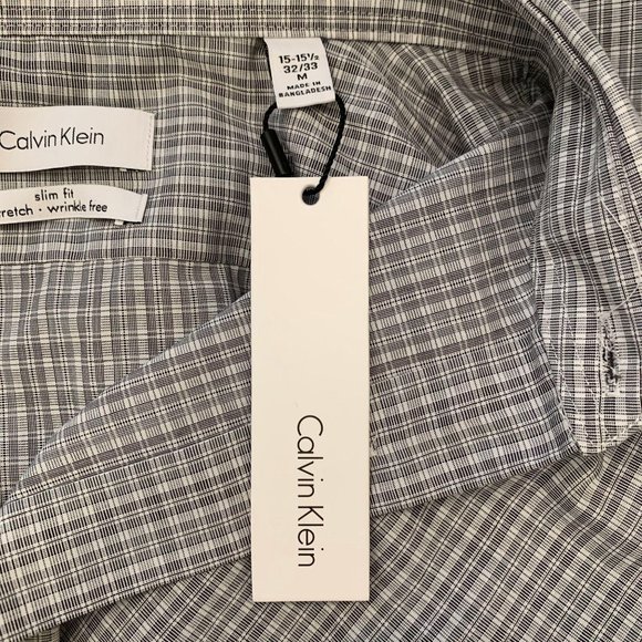 Calvin Klein NWT Sz L Slim fit 2PK Men Shirt stret - Picture 7 of 12